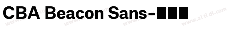 CBA Beacon Sans字体转换 CBA Beacon Sans字体转换